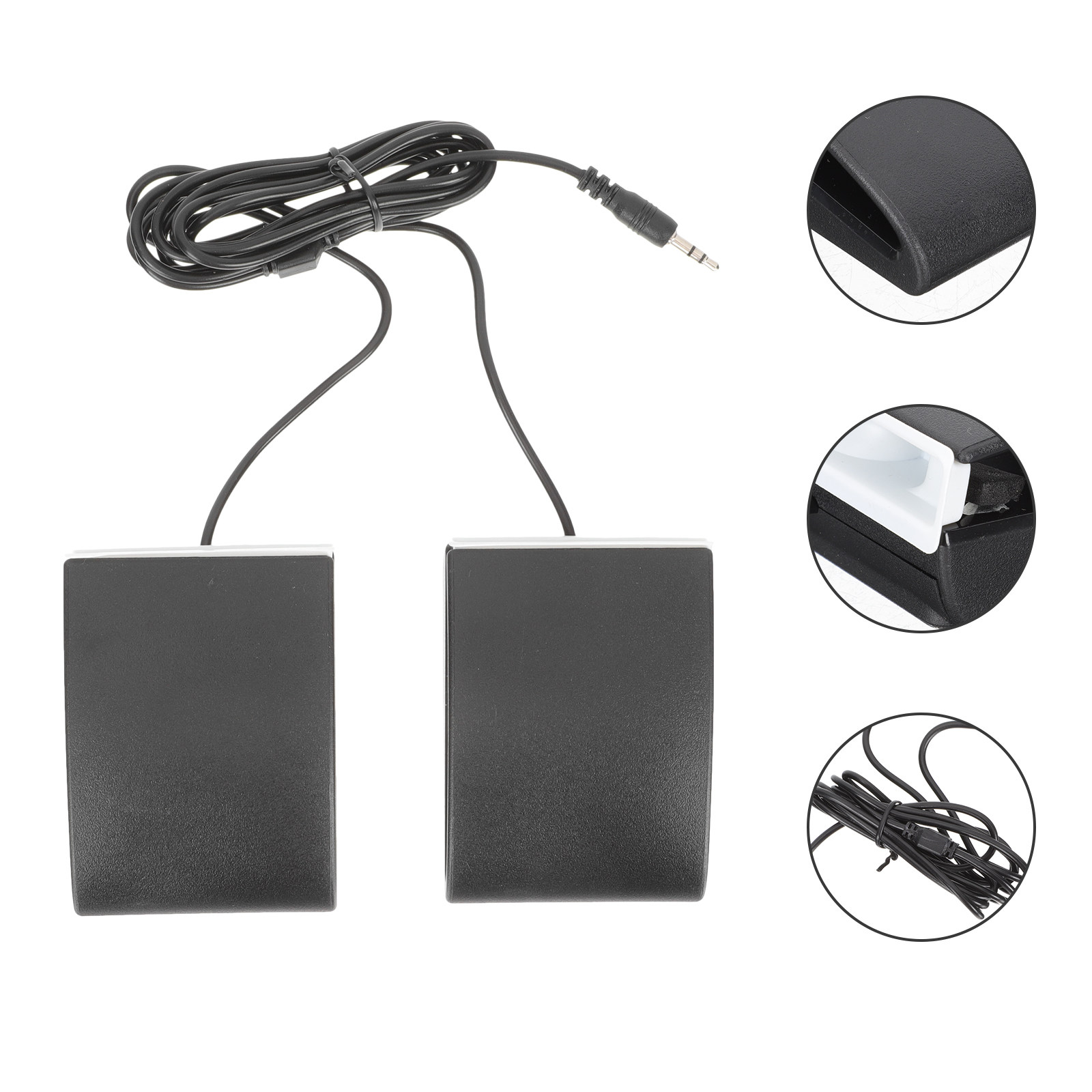 Piano Sustain Pedal - Professional Black Sustain Pedal for Electric