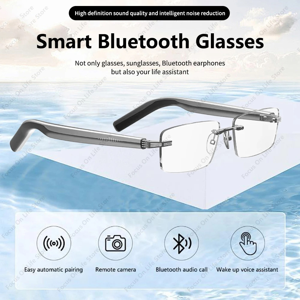 Smart Bluetooth Glasses Wirele - огляд і ціна Audio Music Voice