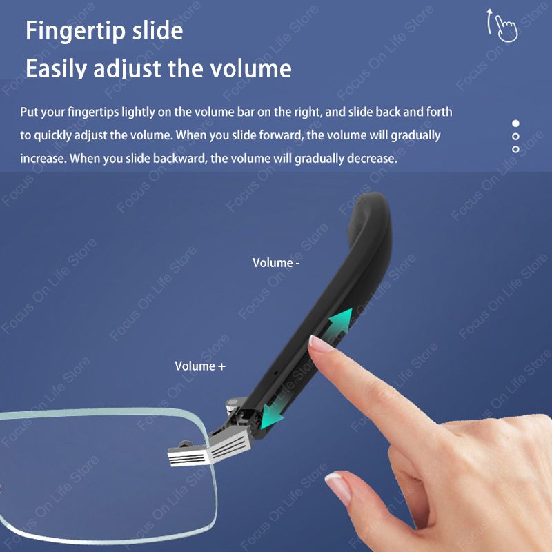Smart Bluetooth Glasses Wirele - огляд і ціна Audio Music Voice