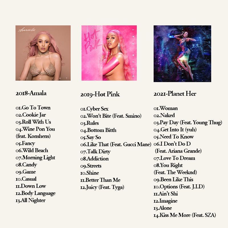 Doja Cat 6CD Music Album Colle - огляд і ціна Audio Music In