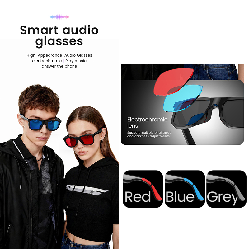 New AI Smart Audio Glasses 38g - огляд і ціна Audio Music Arabic