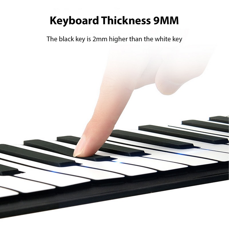 88‑Key Roll‑Up Portable Silico - огляд і ціна Piano Sustain Pedal