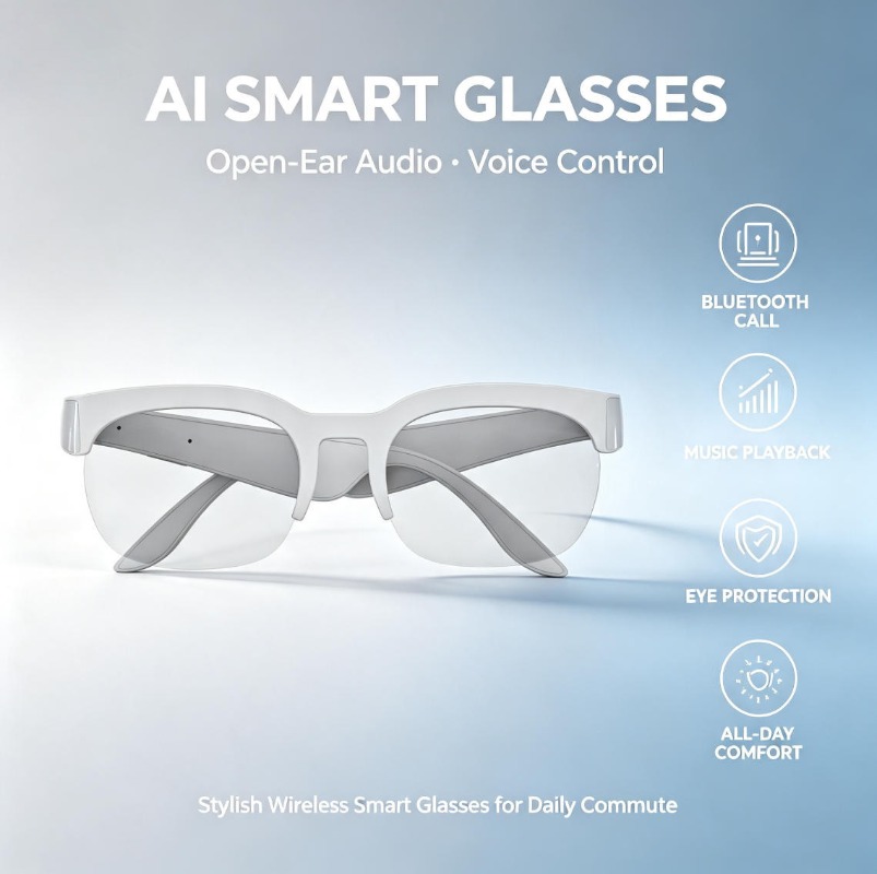 2026 Smart Audio Sunglasses Bl - огляд і ціна Audio Music Voice