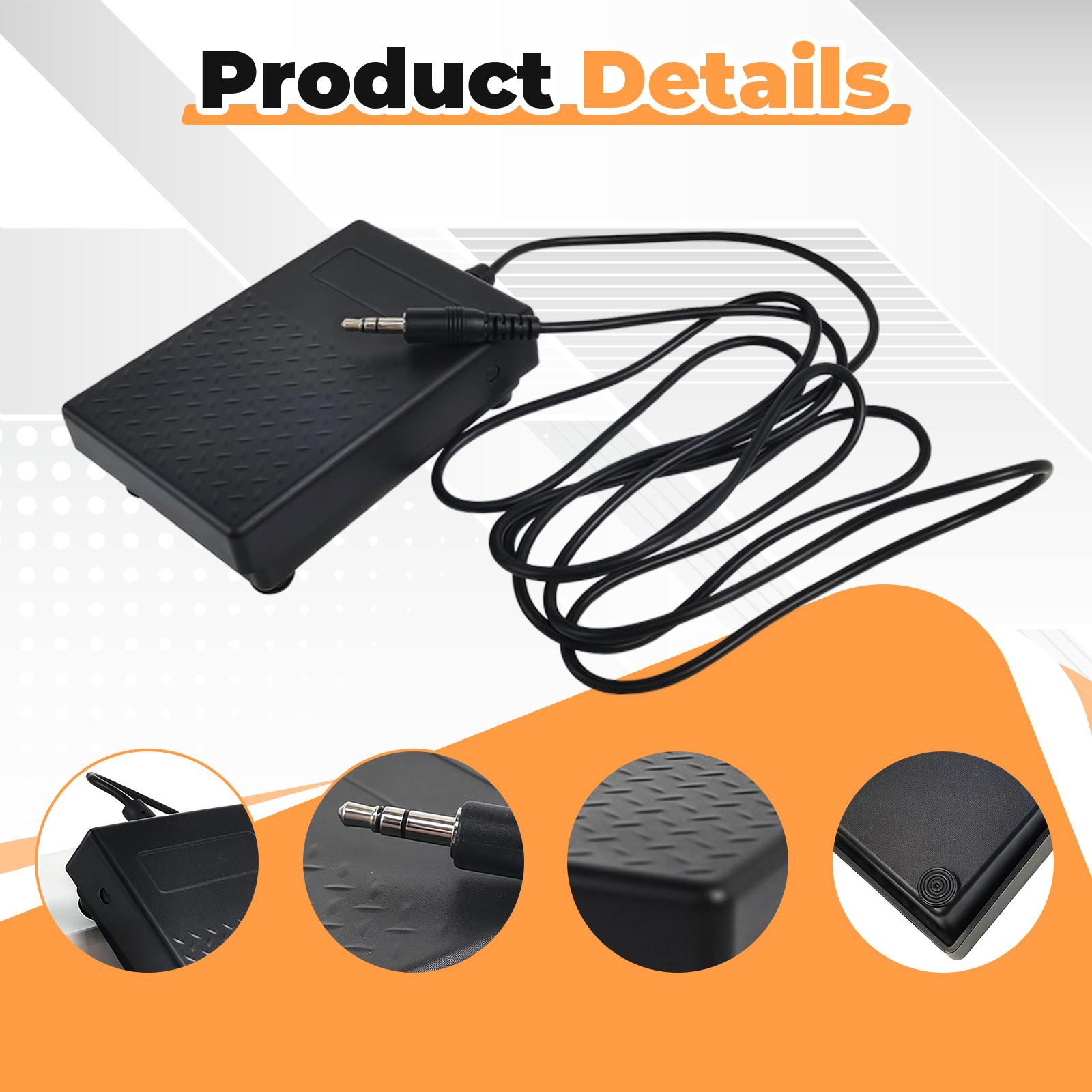 Compact 3.5mm Plug Sustain Ped - огляд і ціна Piano Sustain Pedal