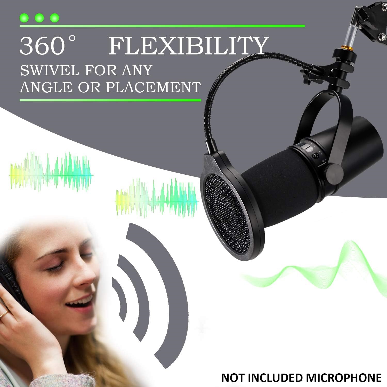 For Shure MV7 Microphone Pop F - огляд і ціна Shure Mic Mv7