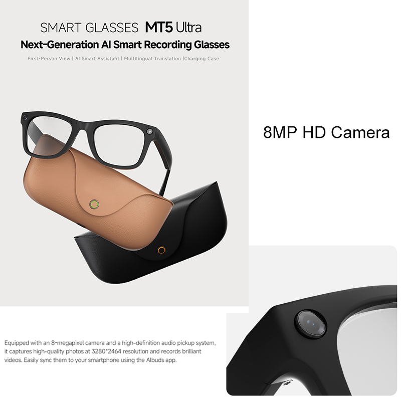 2026 AI smart Glasses HD 800W  - огляд і ціна Audio Music Voice