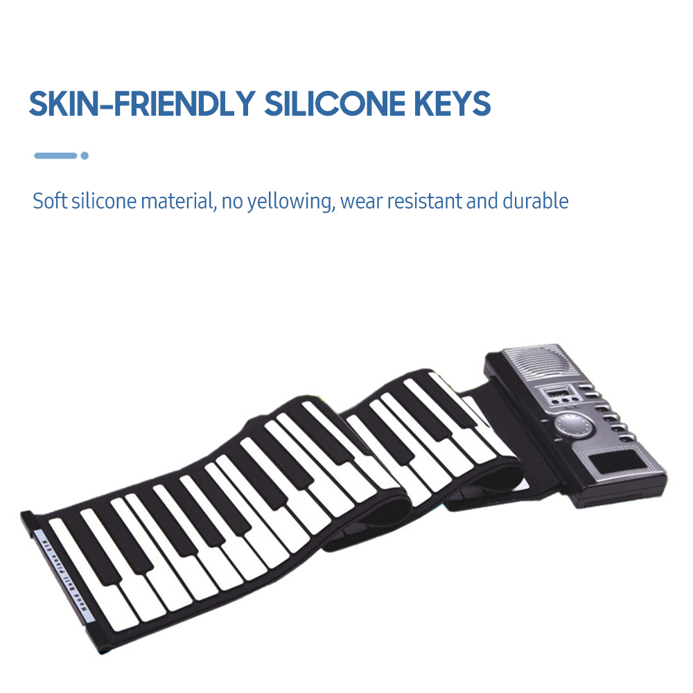 61 Keys Roll Up Piano Keyboard - огляд і ціна Keyboard Piano 61 Key