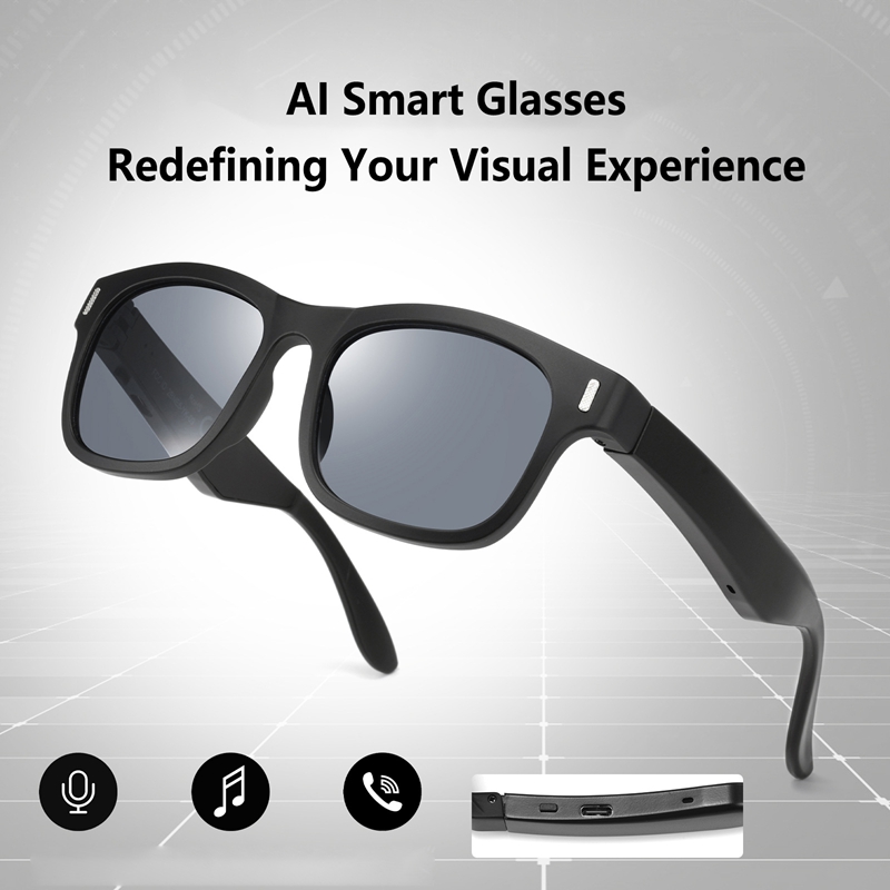 AI Intelligent Sunglasses Blue - огляд і ціна Audio Music Voice