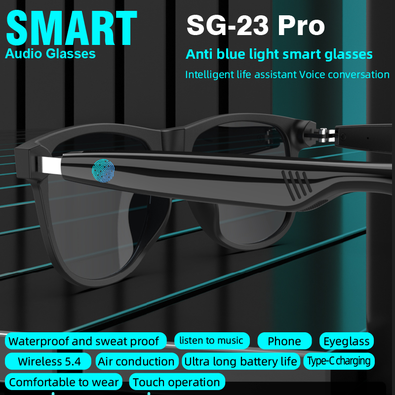 Stylish Smart Glasses Wireless - огляд і ціна Audio Music Arabic