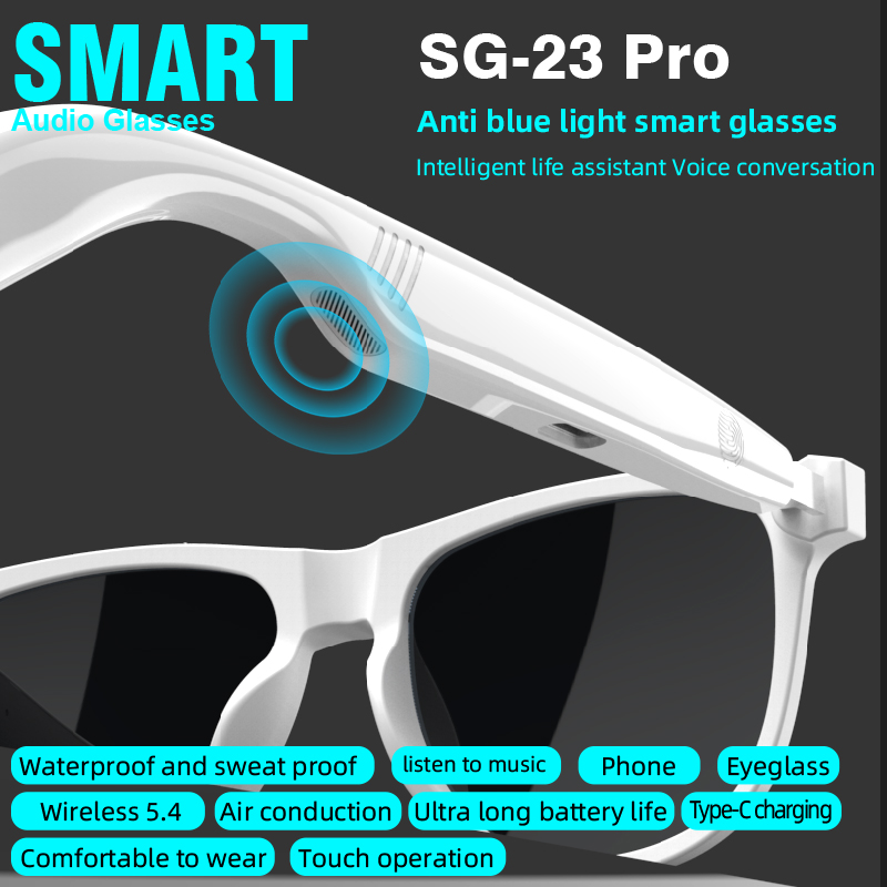 Stylish Smart Glasses Wireless - огляд і ціна Audio Music Arabic
