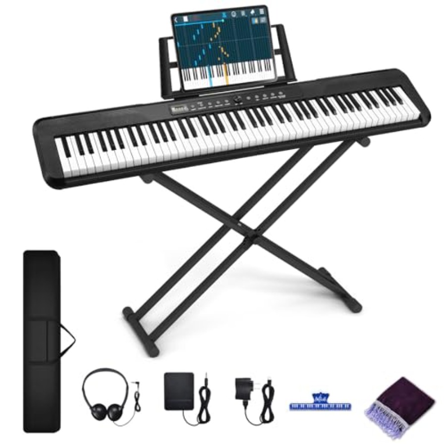 88 Key Piano Keyboard for Begi - огляд і ціна Piano Sustain Pedal