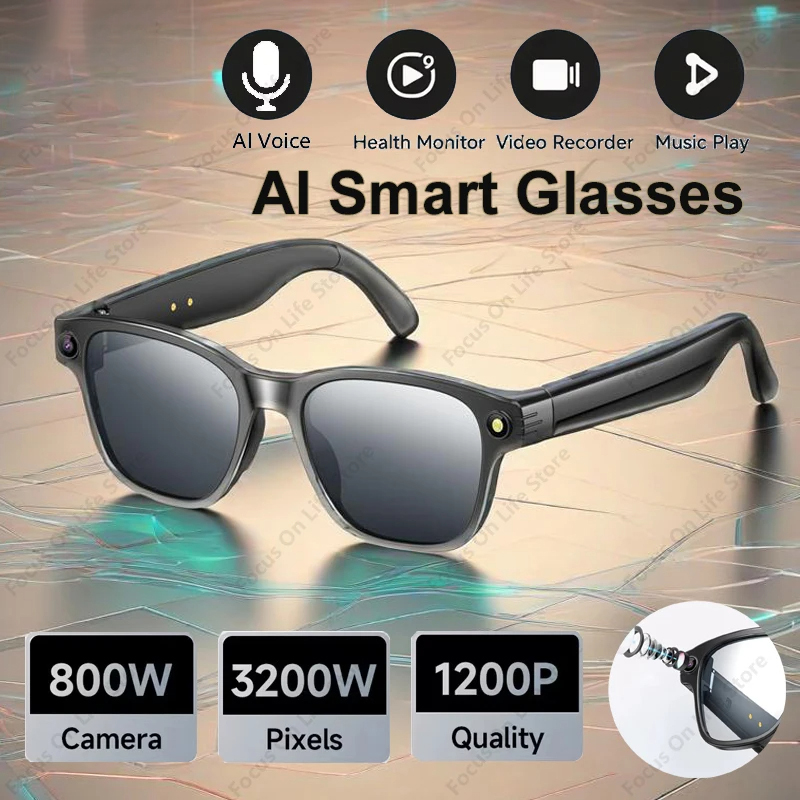 AI Smart Glasses 8 Million Cam - огляд і ціна Audio Music Voice