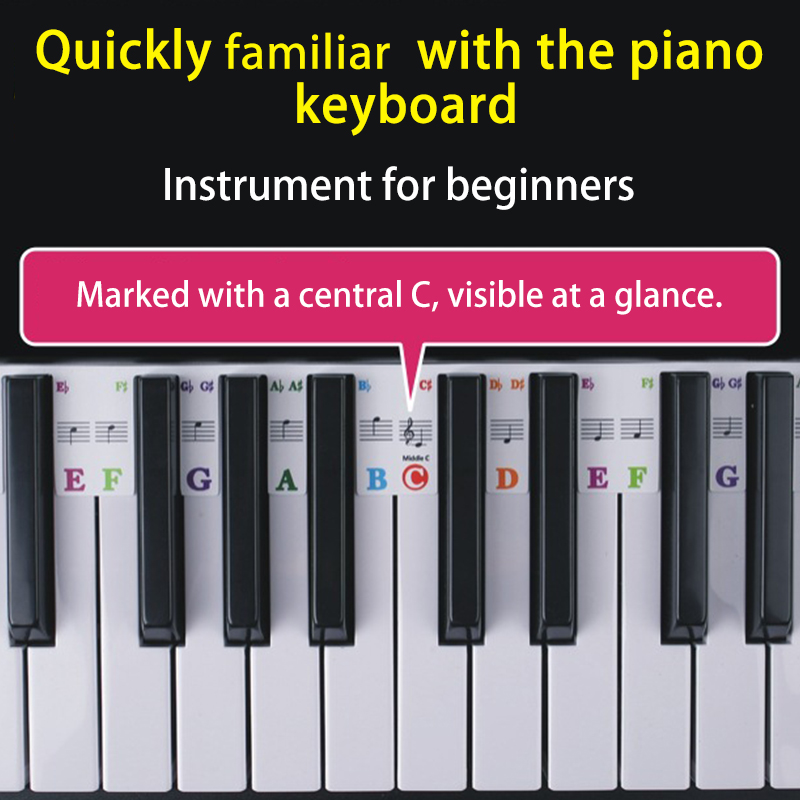 Piano Notes Guide for Beginner - огляд і ціна Keyboard Piano 61 Key